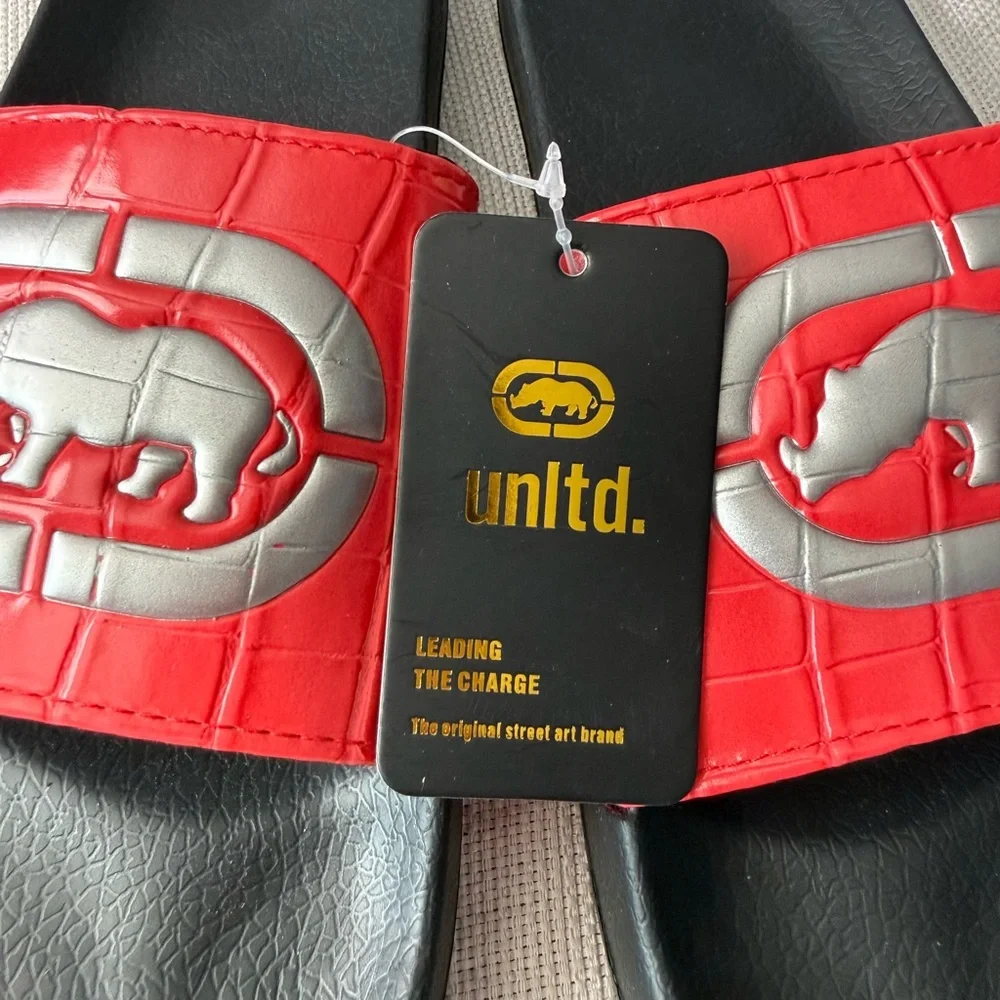 ECKO UNLTD MENS 3D logo slide